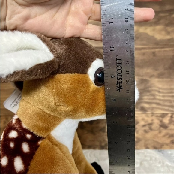 Fawn Deer Wild Republic Cuddlekins 12" Plush Realistic Spotted Baby Forest NWT - Picture 9 of 9